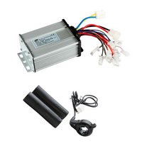 500W 24V Kit Motor Control Box w Reverse+Thumb Throttle f Electric Kart eATV DIY