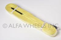 3" 20000lbs Tow Strap 20 ft w Bow Shackles winch sling off-road vehicle recovery