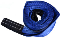 Tow Recovery Strap Bow Shackles Rigging 10ft Winch Tree Saver 3" 26000lb OffRoad