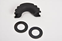 4x Isolator Kit Silencer anti Noise Bow Shackle 3/4" D-Ring Black Jeep Vibration