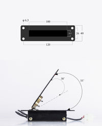 350W 24V kit speed control box & Foot Pedal Throttle f goKart Cart eCar electric