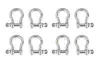 100x Marine Bow Shackle 5mm 3/16" 304 Stainless Steel Boat Dring Rigging Bracele