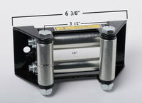 Winch Roller Fairlead ATV UTV 4 Way Cable Lead Guide 4-7/8" Bolt Pattern OffRoad