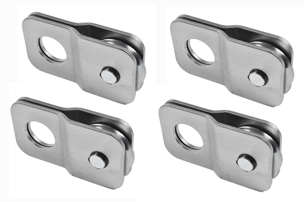 (4) 8000lbs 4 TON Silver vehicle recovery Winch Pulley Snatch Block off road ATV