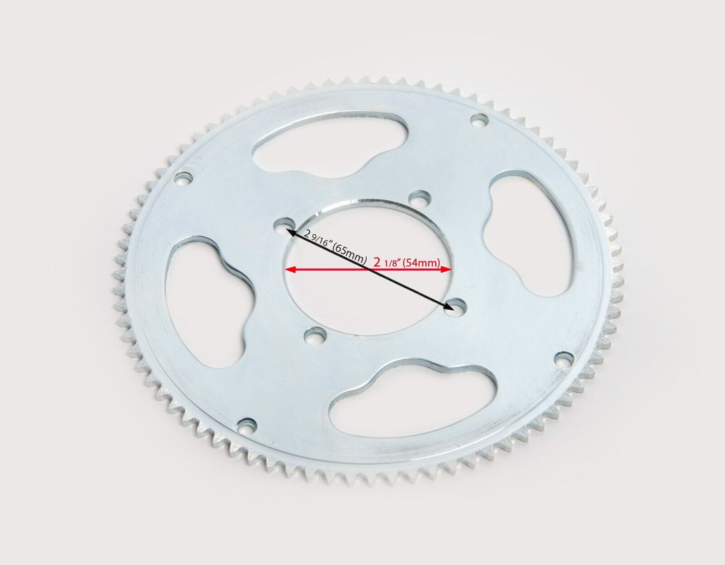 Sprocket chain wheel drive gear rear roller #25 80T 4 hole GoKart Scooter