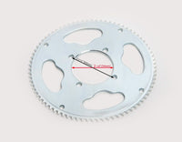 Sprocket chain wheel drive gear rear roller #25 80T 4 hole GoKart Scooter