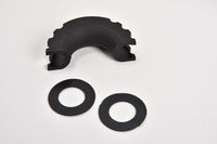2x 3/4" Bow Shackle BLACK Pin 10500 LB Plastic noise vibration Protector Jeep CJ