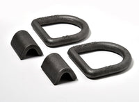 2x D Rings Weld On 5/8" Tie Down Flatbed Truck Trailer Chain Ratchet Strap Cargo