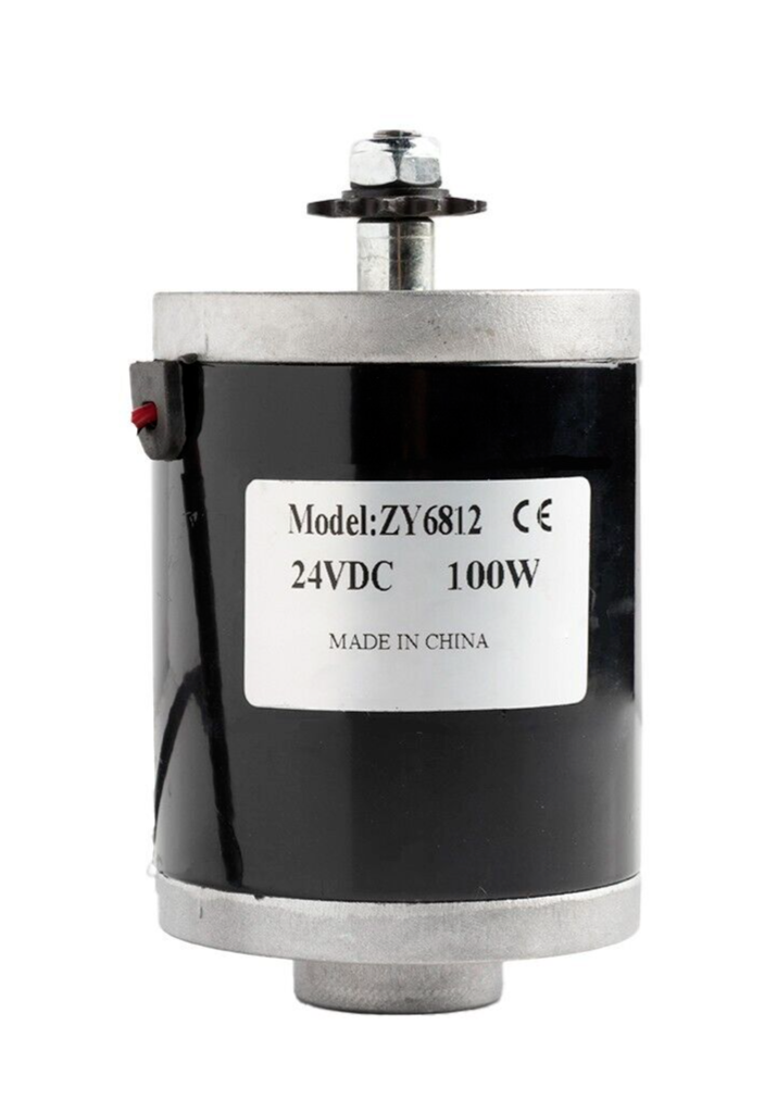 100W Watt 24V DC Brush Electric Motor 25 chain sprocket ZY6812 scooter kids kart