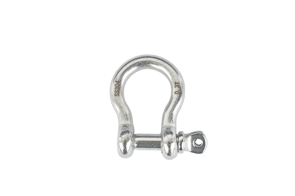 Marine Bow Shackle Clevis DRing 5mm 3/16"  304 Stainless Steel Sailboat Rigging
