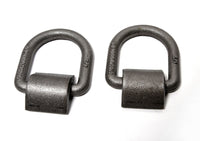 (8) Tie Down 1/2" D Ring Weld-On Flatbed Truck Trailer Ratchet Strap Cargo