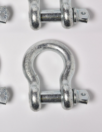 1" Galvanized DRing Bow Shackle Screw w Pin Clevis Rigging Towing 8.5Ton 18500lb