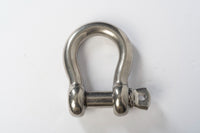 2x 1" Marine Boat Yacht Bow Shackle Clevis DRing 316 Stainless Steel Rigging