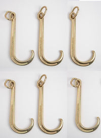 6x J Hook Grade G70 15" Inch Heavy Duty Tow Axle Wrecker Roll back Clevis 540