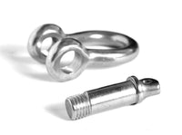 2(Two) 1/2" Marine Bow Shackle Clevis DRing 304 Stainless Steel Sailboat Rigging