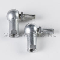 Pair (2) Fittings M8 Swivel Knuckle Ball Socket Joint Connector f Lambo Door
