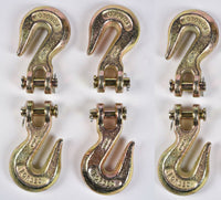 10x Clevis Grab Hooks G70 3/8"  Tow Chain f Flatbed Trailer Tie Down Hauling Rig