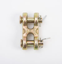 Twin Clevis Safety Chain Repair Link 1/4" 5/16" G70 Truck Trailer 4700WLL