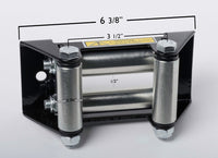 Pair (2) ATV UTV Winch Roller Fairlead 4Way Cable Lead Guide 4-7/8" Bolt Pattern