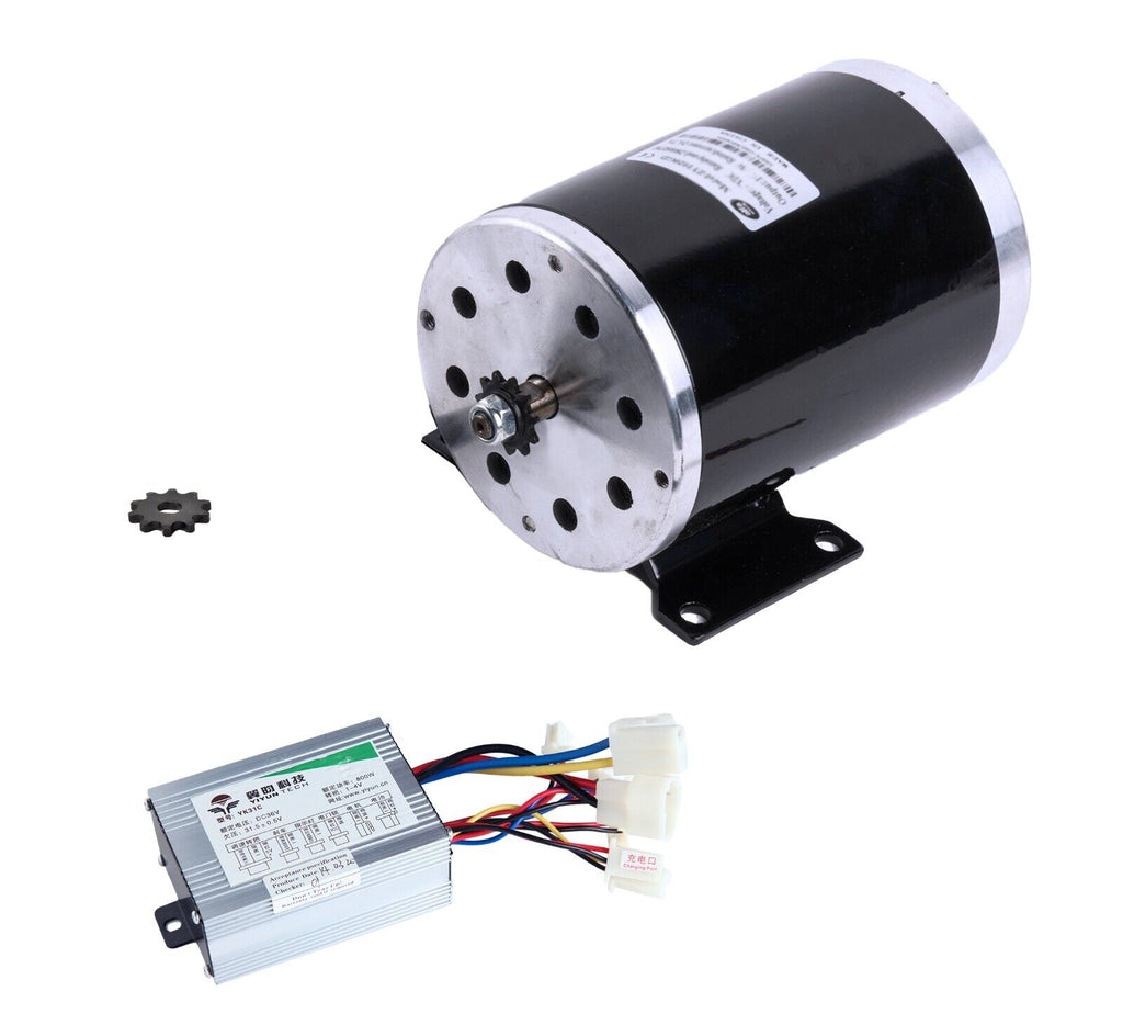 size 35 Sprocket Electric Motor w Bracket Go Kart Speed control ZY1020 800W 36V