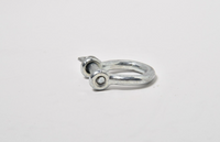 Bow Shackle M5 3/16" 5mm Nickel Plated Steel Screw Pin Anchor Rigging Pack of 50