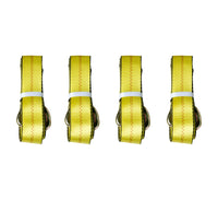 4x 8' Tire Wheel Tie Down Lasso Strap Axle Wrecker Car Hauler Truck Tow Dolly