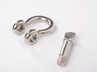4 pcs 3/8" Anchor Shackle D Clevis Bow Ring 316 Stainless Steel Sailboat Rigging