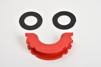 4x D-Ring Red Bow Shackle Isolator Jeep Towing Off Road 3/4" SILENCER Anti-Noise