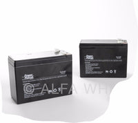 350W 24V DC electric motor kit w Batteries, Speed Controller & Thumb Throttle