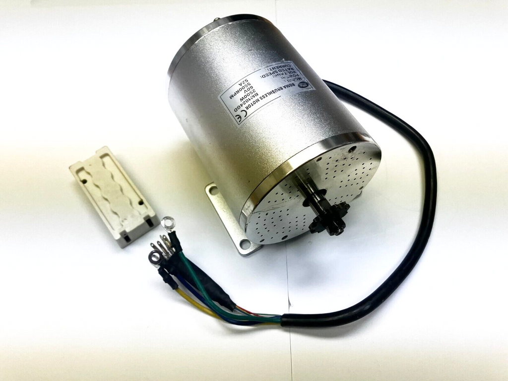 Electric Motor 2500W 60V Brushless BLDC BOMA BM1024 T8F GoKart Scooter Trike ATV