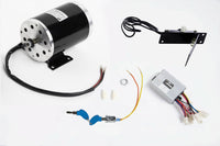 1000W 48V bracket electric scooter motor+Rev Control box key lock+Foot Throttle
