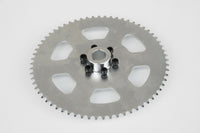 #35 3/8" Pitch 65T Sprocket Chain Wheel Drive w 1/2" Axle Shaft Hub Adapter GoKa
