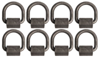 (8) 5/8" D Ring Weld On Tie Down for Flatbed Truck Trailer Chain Straps Rope