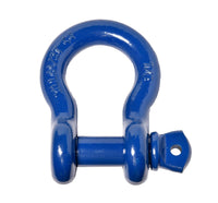 2x 7/8" Bow Shackle D-Ring 6.5 Ton BLUE w 1" Clevis Screw Pin 14000 lbs Hummer