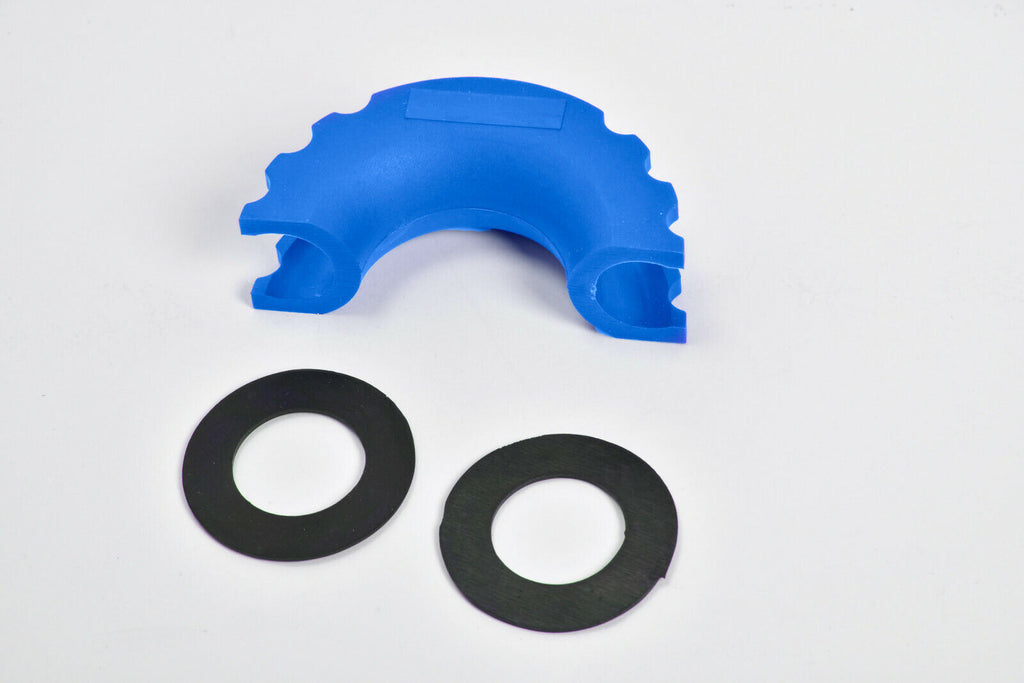 Bow Shackle Isolator SILENCER Anti-Noise D-Ring BLUE Jeep Off Road 3/4" Plastic