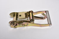 2x Ratchet Snap Handle 2" Tie Down w J Hook f Race Hauler Tow Dolly Truck Strap