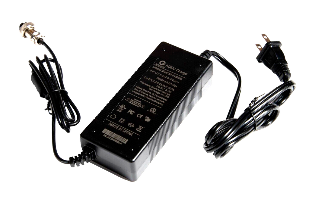 Charger AV Plug 36V 2 amp High End DC f gel SLA AGM battery electric scooter