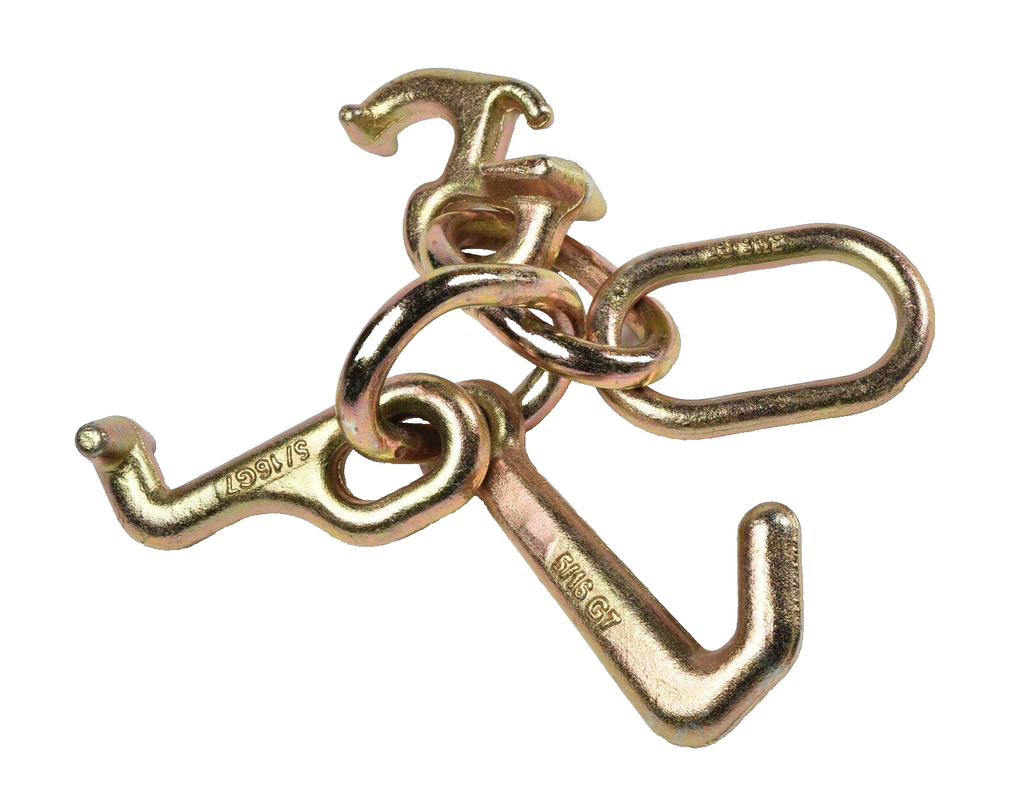 RTJ Cluster Hook Tow Truck Car Hauler Trailer Auto Body Frame Hook WLL 4,700lb