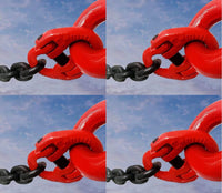 4x Chain Coupling Link 1/2" G80 grade 80 Hammer Lock Connector 7100lb Hammerlink