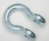 2x Bow Shackles 1 1/4" w Screw Clevis Pin Rigging Lift Crane 12Ton 26400lb WLL