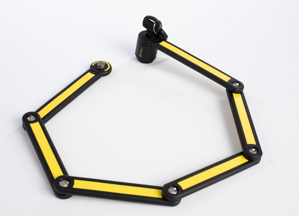 Universal Folding lock Bicycle Motorcycle Scooter Made in France w/ bracket