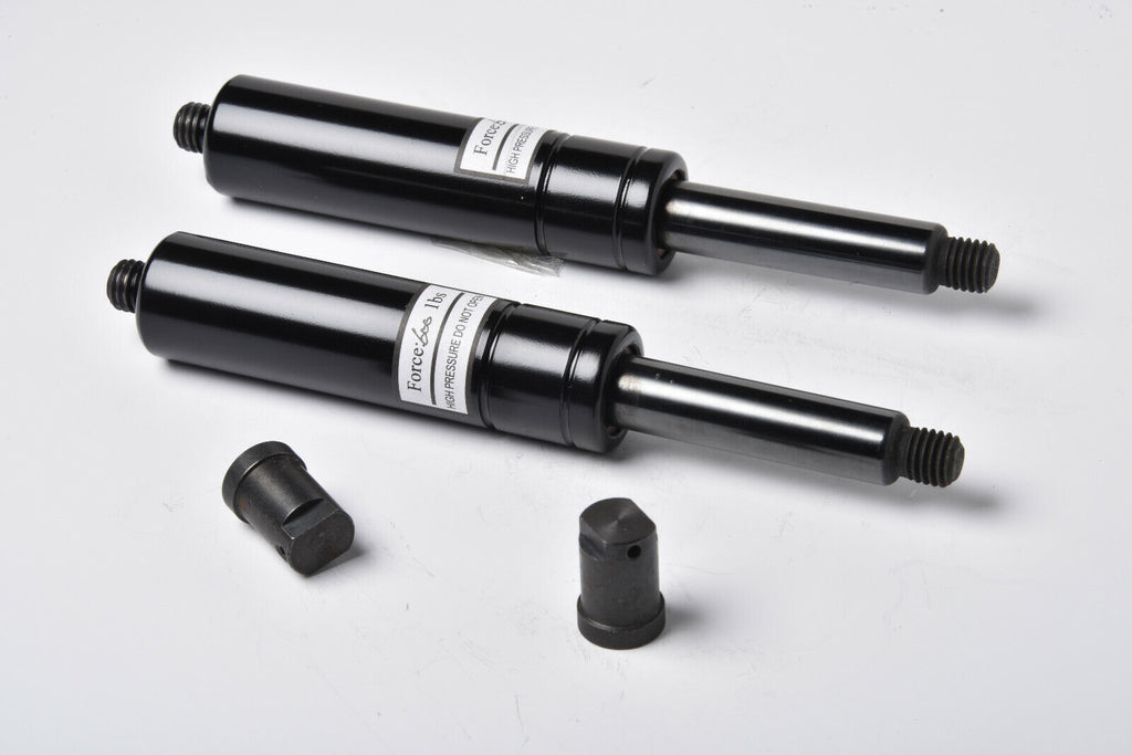 Pair of 600lbs lambo door shocks f bolt on vertical hinge lamborghini w Bushings