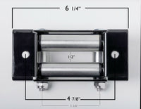 Winch Roller Fairlead ATV UTV 4 Way Cable Lead Guide 4-7/8" Bolt Pattern OffRoad