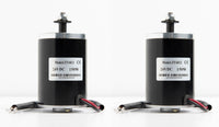 2x 150W 24V ZY6812 Unite Electric Motor w Chain Sprocket f scooter ebike Razor