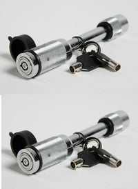 2x Hitch Pin Lock Swivel W/ 2 Keys & Cover truck trailer Receiver 5/8" universal