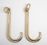 4x J Hook Grade G70 Tow Axle 15" Inch Wrecker Roll back Clevis 540 Heavy Duty