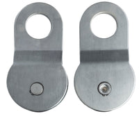 2x Zinc Pltd 16000lbs Snatch Block 8T Recovery Winch Pulley Off Road Jeep CJ Tow