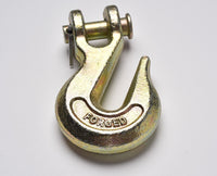 4x Clevis Grab Hook Tow Chain End G70 1/4" Flatbed Trailer Tie Down Hauling Rig