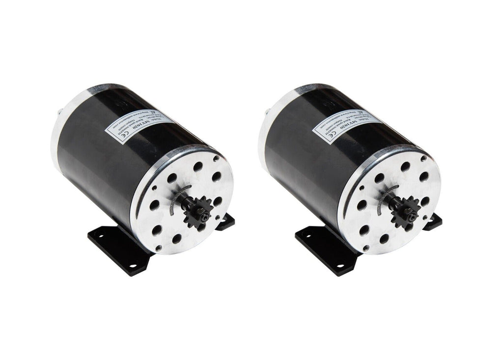 Pair (2) 1000W 48V electric motor w Base f scooter bike go-kart minibike MY1020