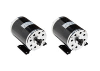 Pair (2) 1000W 48V electric motor w Base f scooter bike go-kart minibike MY1020